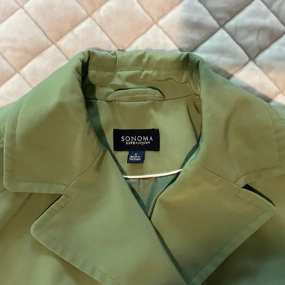 Sonoma Olive Green Double-Breasted Jacket - Picture 2 of 4